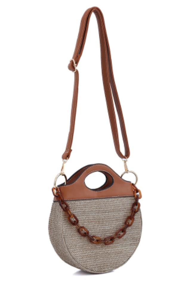 Bolso mujer de mano redondo - Imagen 3