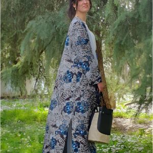 Kimono mujer estampado cachemir