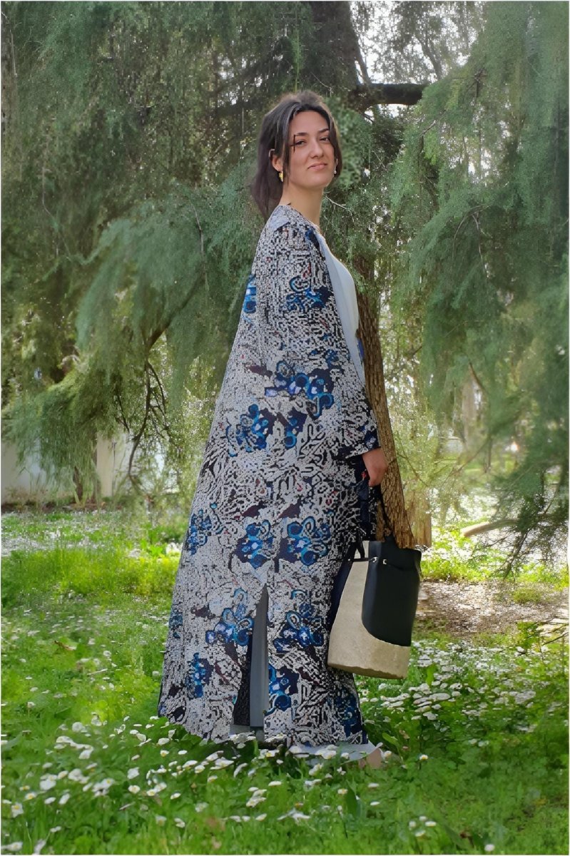 Kimono mujer estampado cachemir