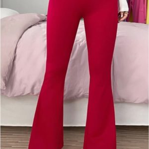 Pantalón mujer bajo campana