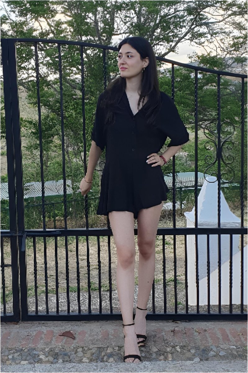 Mono camisero mujer corto - Imagen 7