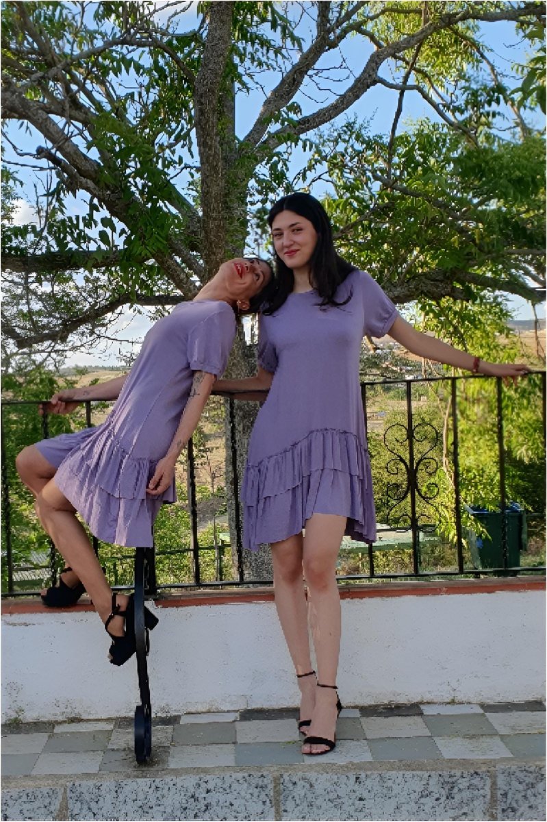 Vestido mujer con volantes - Imagen 4