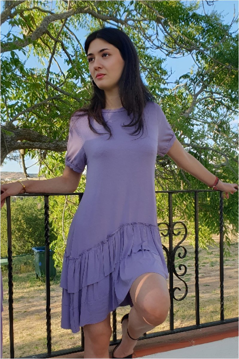 Vestido mujer con volantes - Imagen 3