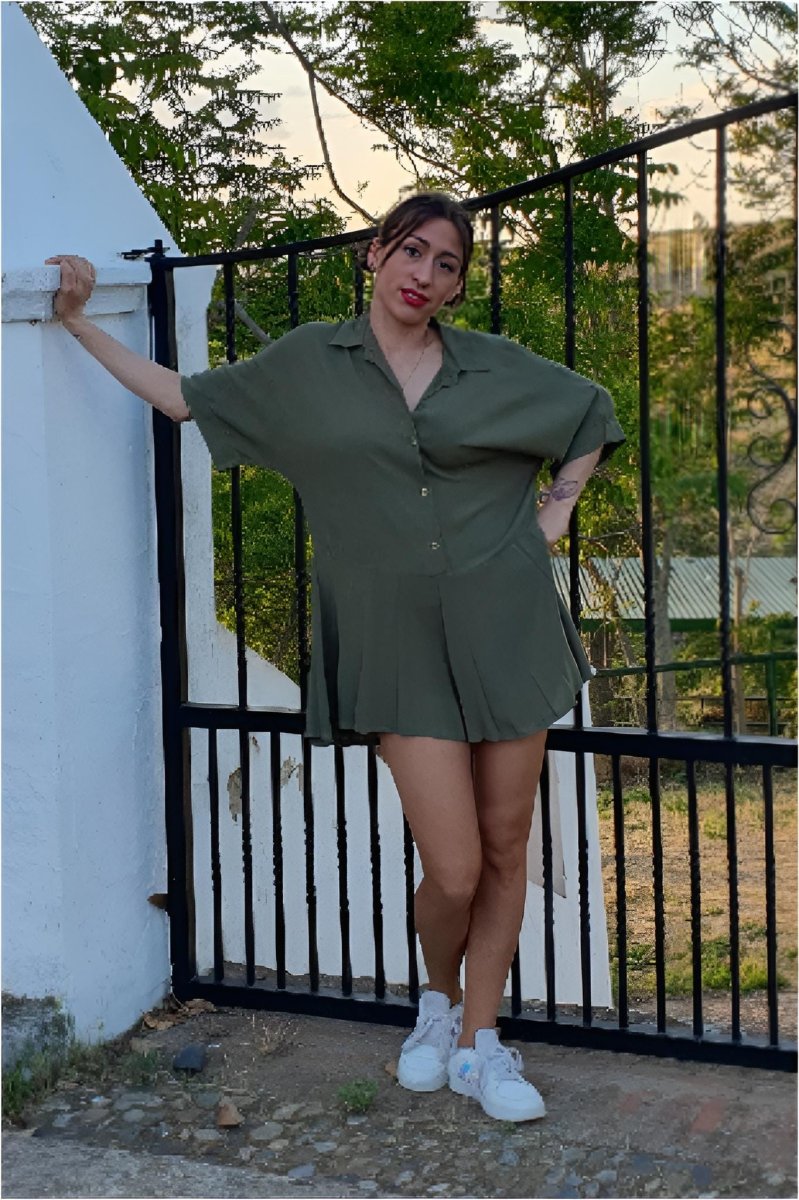 Mono camisero mujer corto - Imagen 4