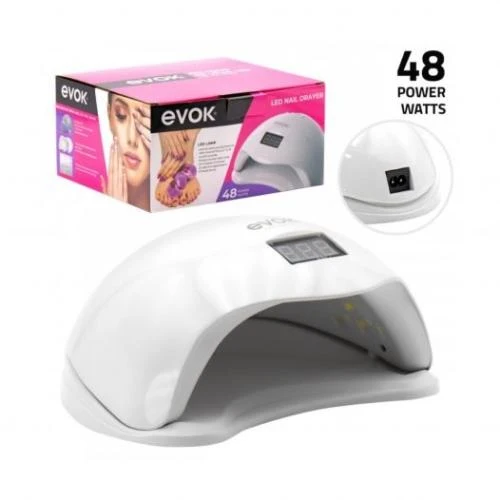 EVOK Lámpara de Uñas LED/UV 48W Modelo SPT-58 – Secado Rápido y Profesional - Imagen 3