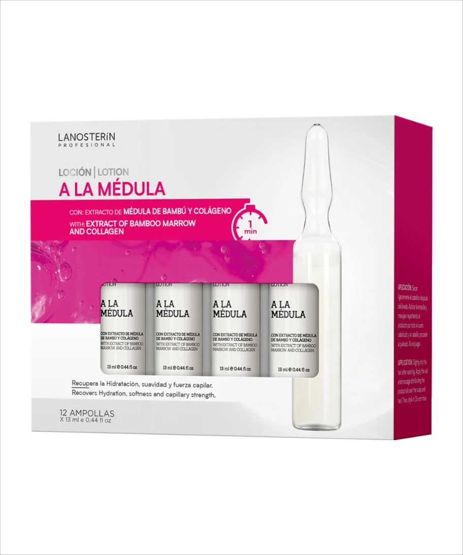 Lanosterin Loción a la Médula – Ampollas Capilares 13 ml | Caja x 12 Unidades - Imagen 2