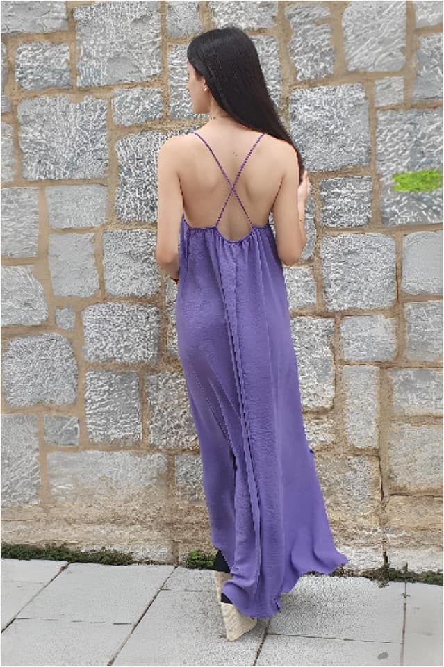 Vestido mujer largo tirantes - Imagen 3