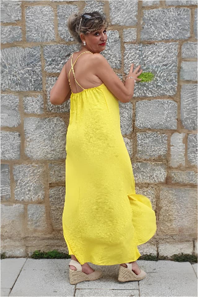 Vestido mujer largo tirantes - Imagen 5