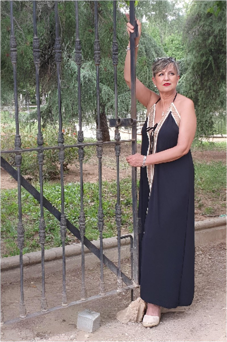 Vestido mujer largo Marrakech - Imagen 7