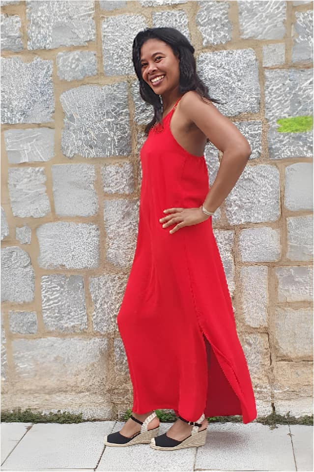 Vestido mujer largo tirantes - Imagen 7