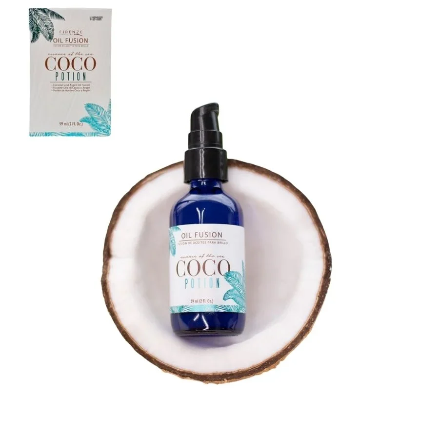 Firenze Coco Potion Oil Fusion Aceite capilar nutritivo para suavidad, brillo y control del frizz - Imagen 4