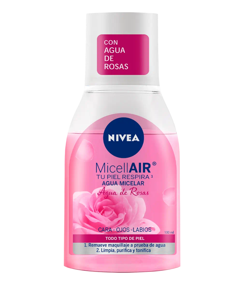 NIVEA Agua Micelar Agua de Rosas – 100 ml / 400 ml - Imagen 2