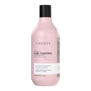 FIRENZE Curl Control Shampoo – 500 ml Shampoo profesional para cabello rizado y ondulado | Hidratación, definición y control del frizz