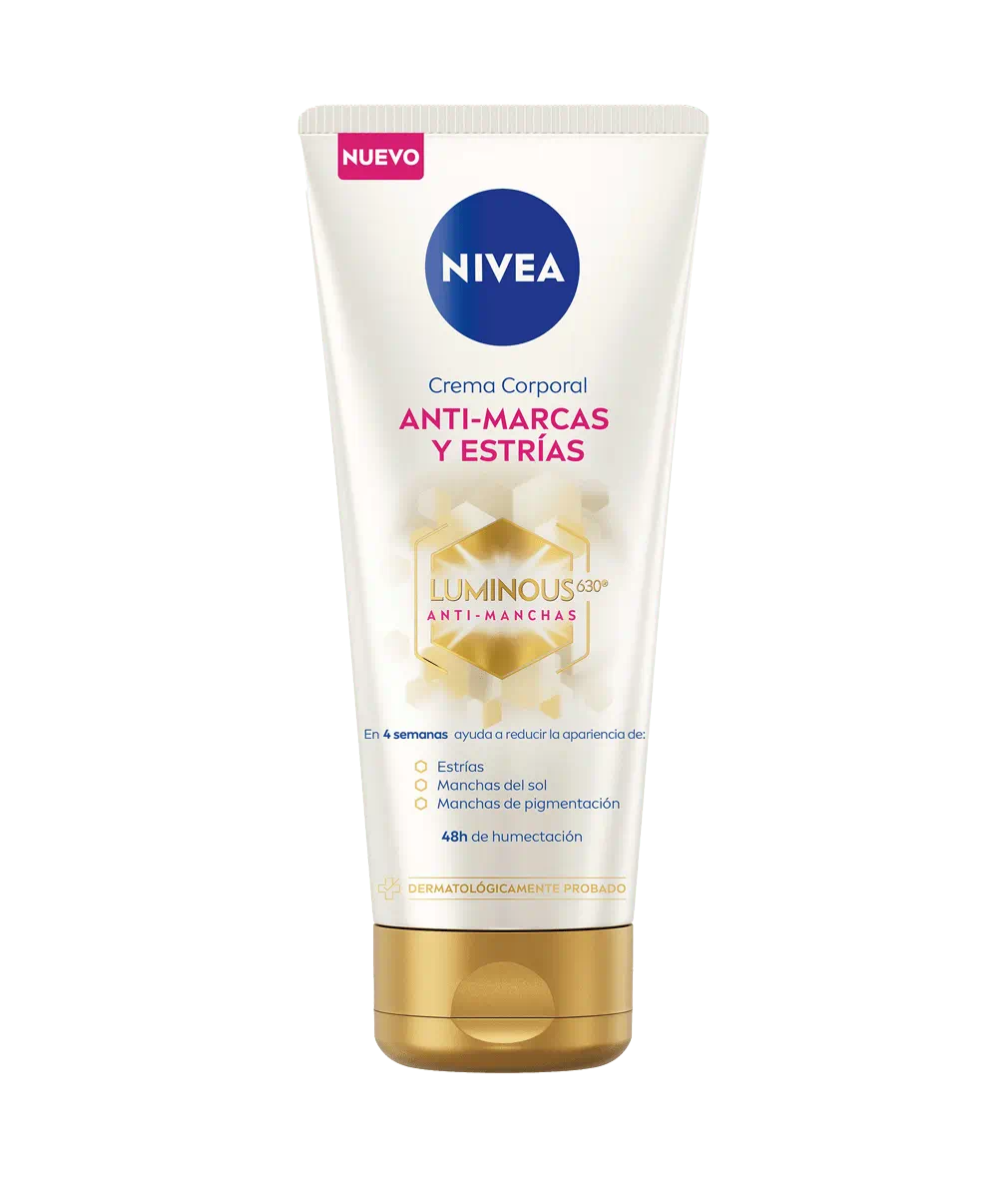 NIVEA Crema Corporal Anti Manchas y Estrías – 200 ml Cuidado corporal hidratante para mejorar la apariencia de manchas y estrías