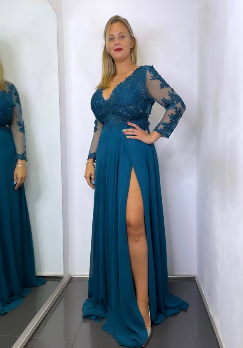 Vestido Dama Mangas Curvy - Imagen 6
