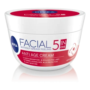 NIVEA Crema Facial 5 en 1 Anti-Arrugas – 200 ml