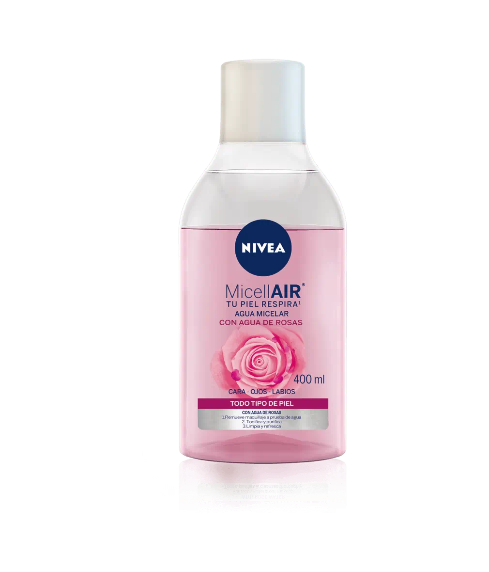 NIVEA Agua Micelar Agua de Rosas – 100 ml / 400 ml - Imagen 3