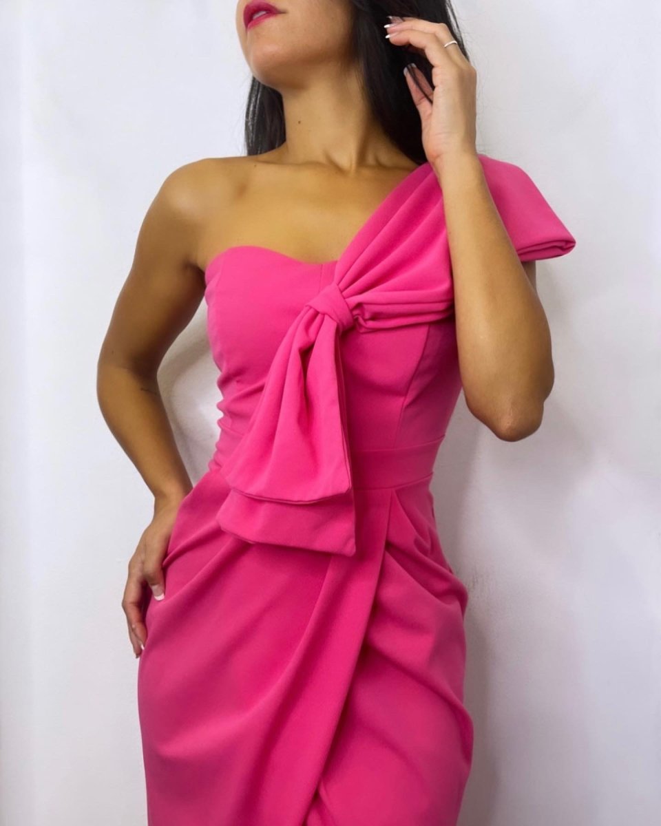 Vestido Yakarta Asimétrico Lazo - Imagen 8