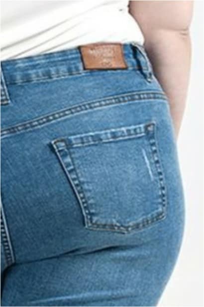 Pantalón mujer vaquero talla grande - Imagen 4