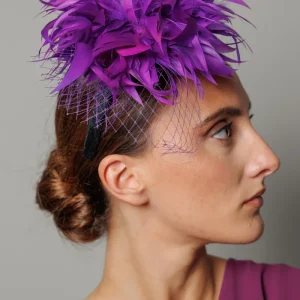 Tocado Pascua morado