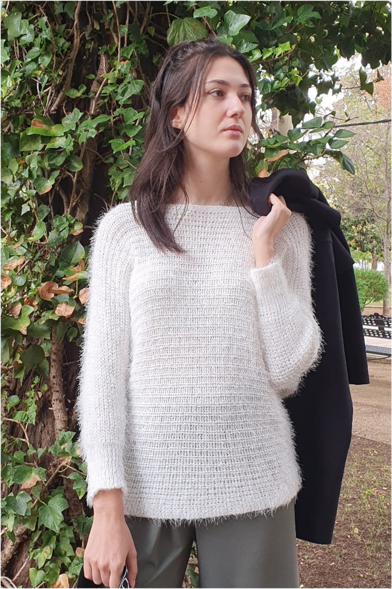 Jersey de mujer punto cálido con estilo