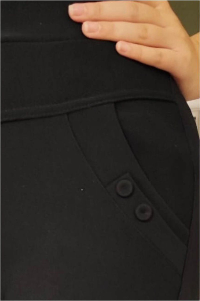 Pantalón mujer con bolsillos talla grande - Imagen 3