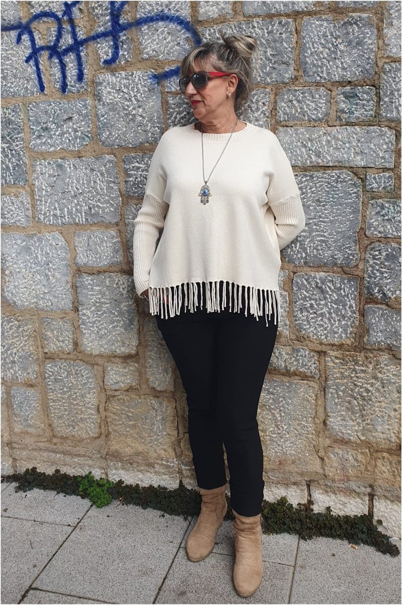 Pantalón mujer con bolsillos talla grande - Imagen 6