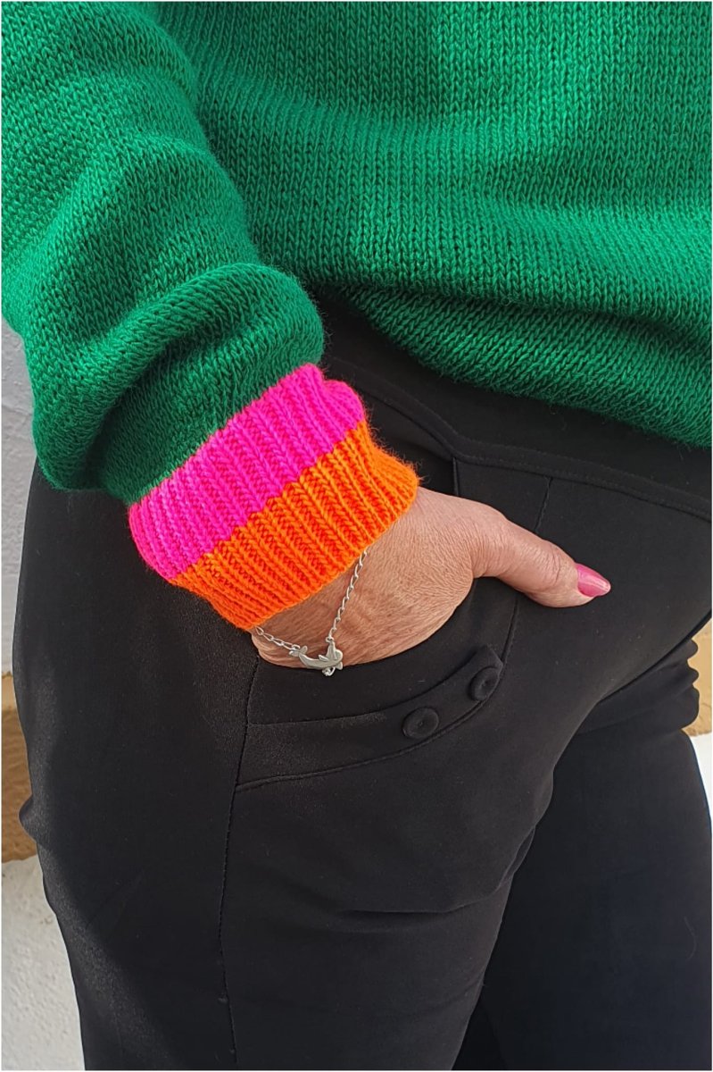 Pantalón mujer con bolsillos talla grande - Imagen 4