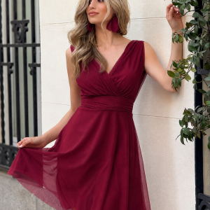 Vestido Tul Basic Corto