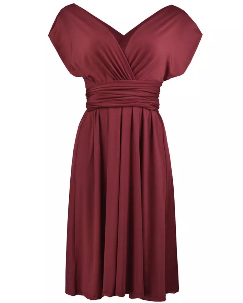Vestido Multiposición Corto Bolsillos - Imagen 4