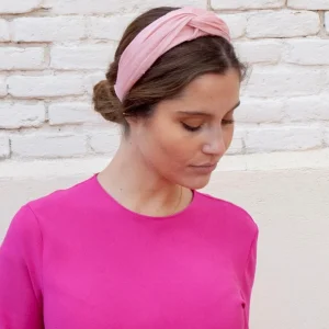 Diadema Baronesa rosa chicle