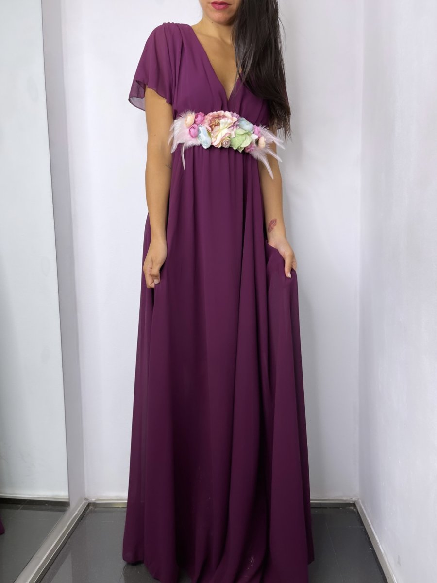 Vestido Bella Manga Corta - Imagen 6