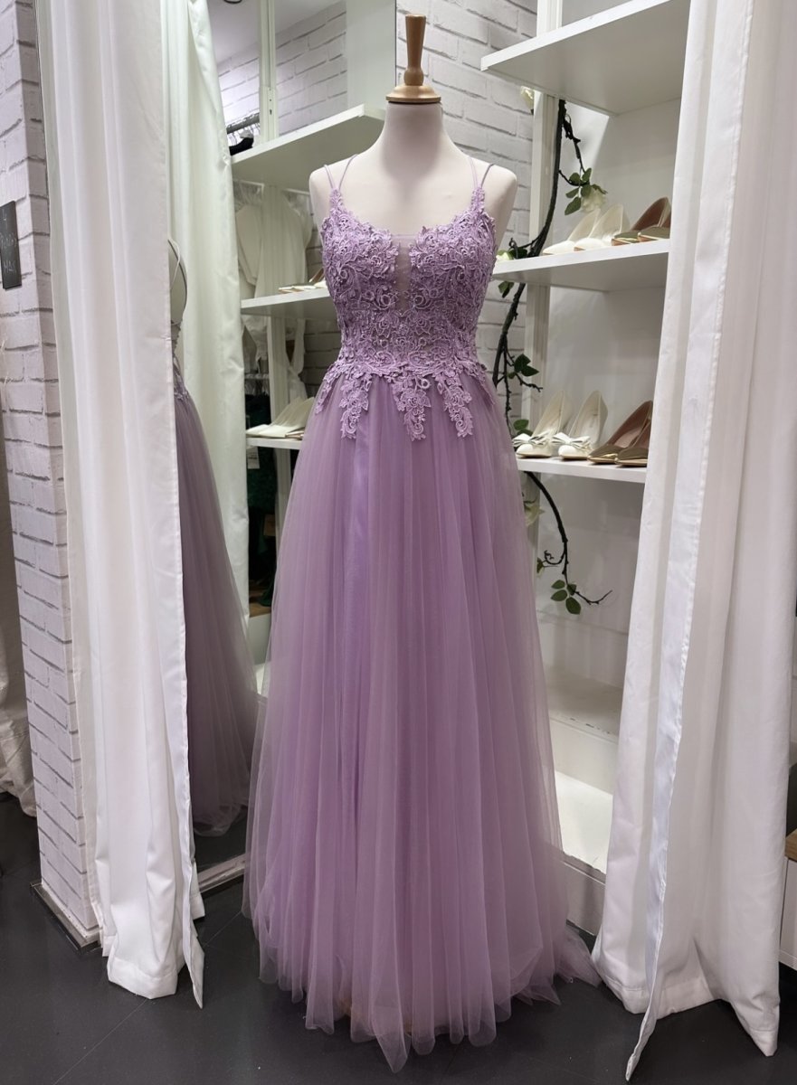 Vestido Tul Largo Abertura - Imagen 5