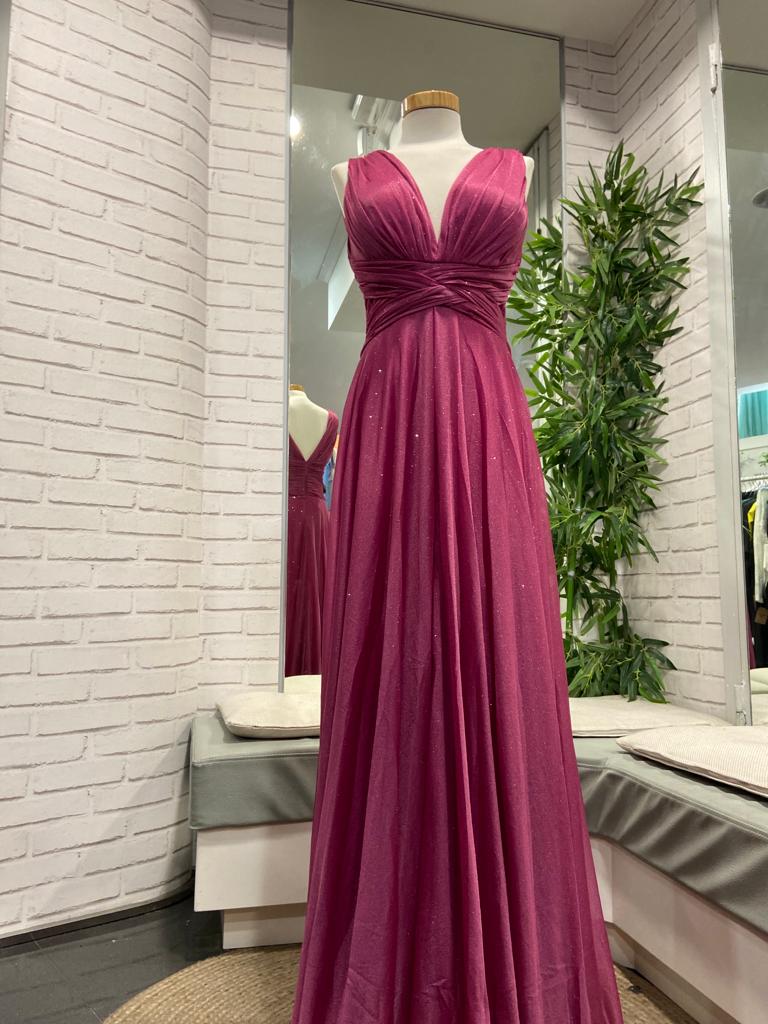 Vestido Dalia Escote Brillo - Imagen 6