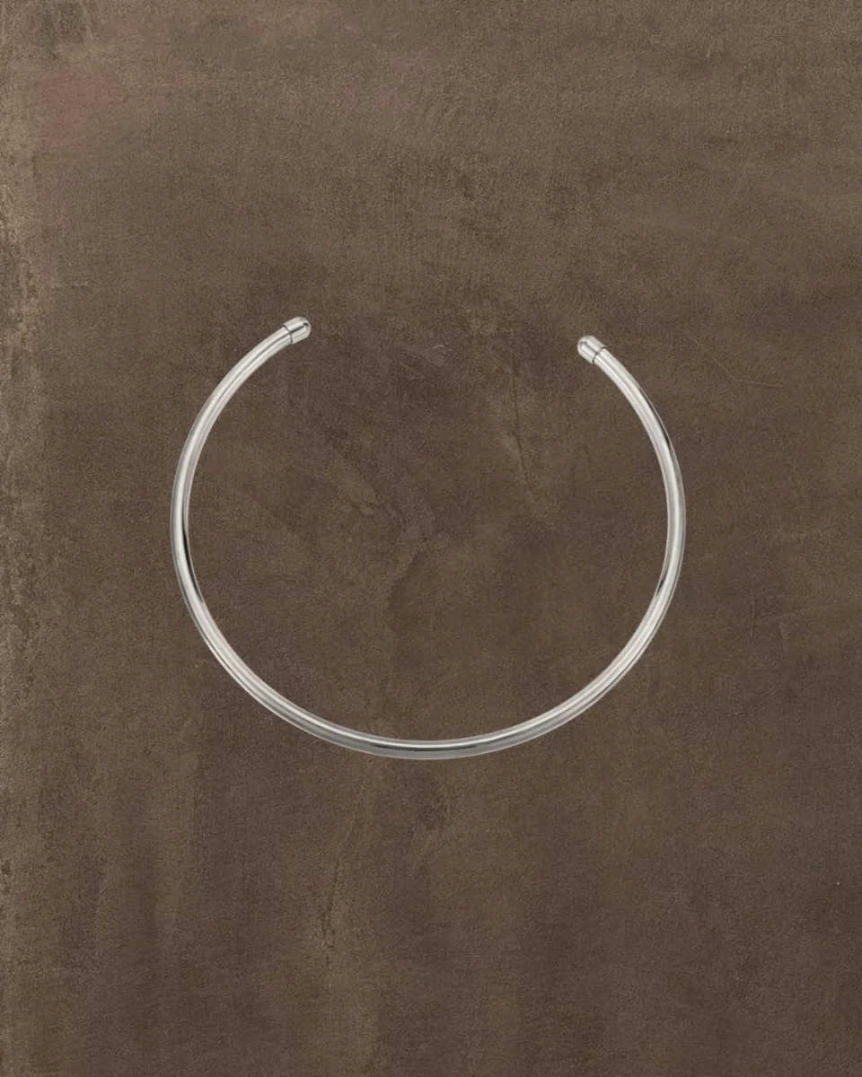 Chocker plateado
