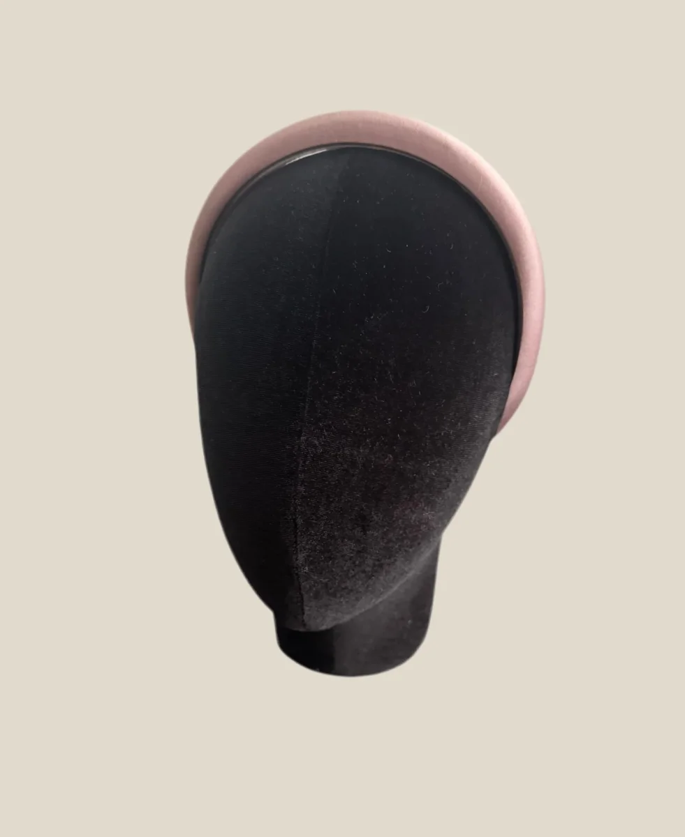 Diadema Río satén rosa nude - Imagen 3