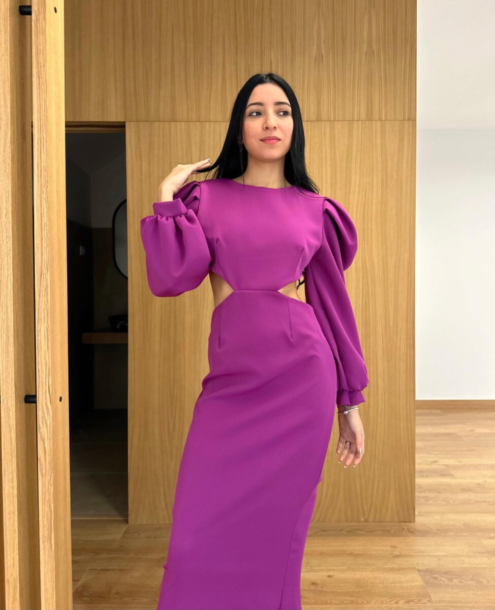 Vestido Midi Escote Cuadrado - Imagen 5