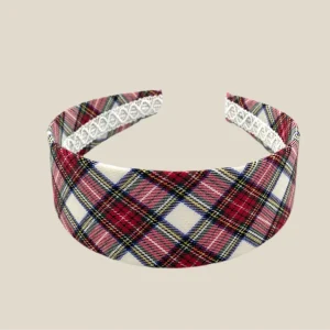 Diadema Escocia roja ancha