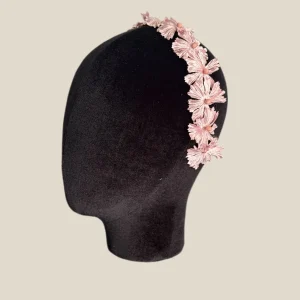 Diadema Margarita rosa claro mini