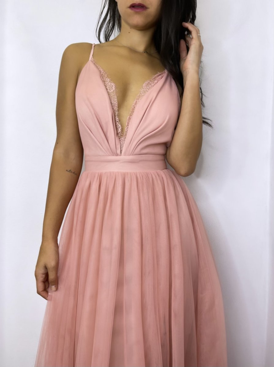 Vestido Tul Encaje - Imagen 4