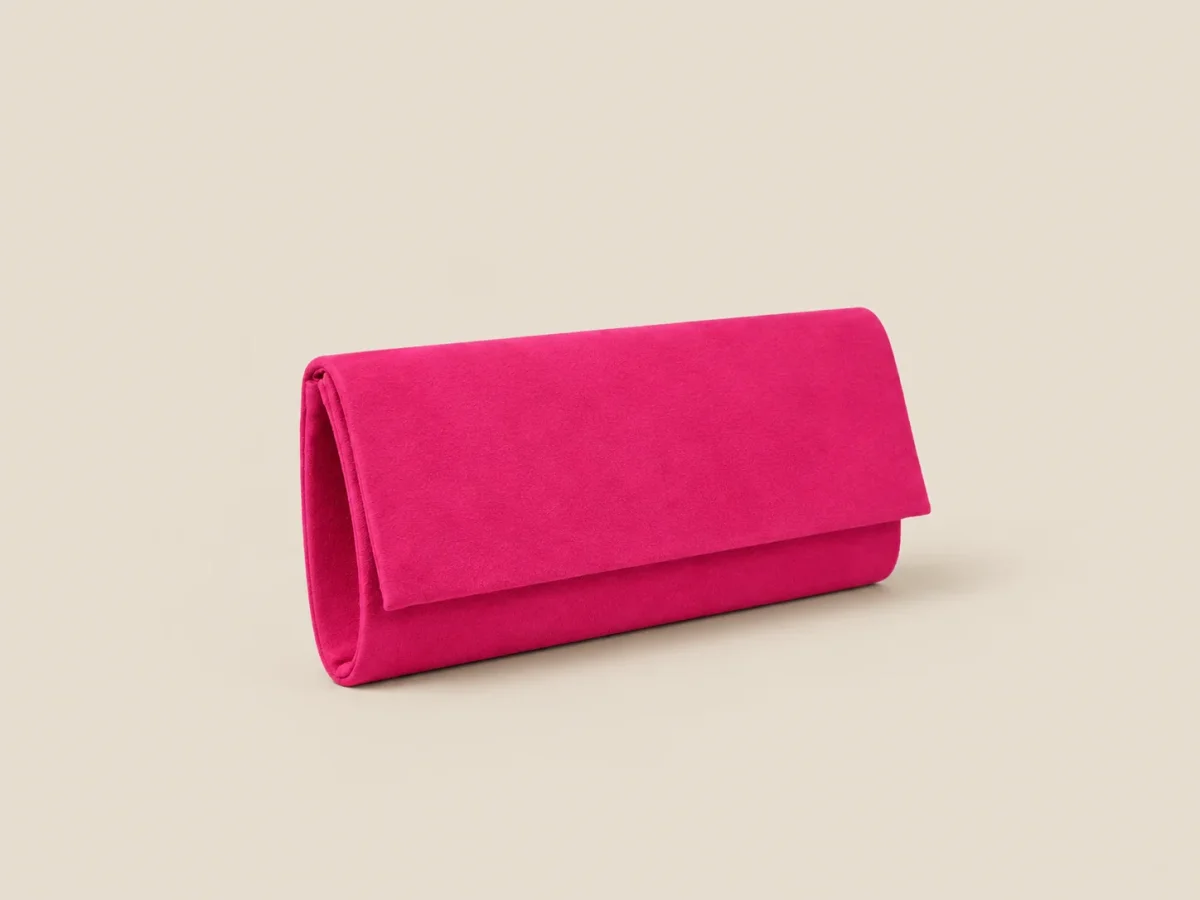 Bolso Sobre cuadrado fucsia - Imagen 2