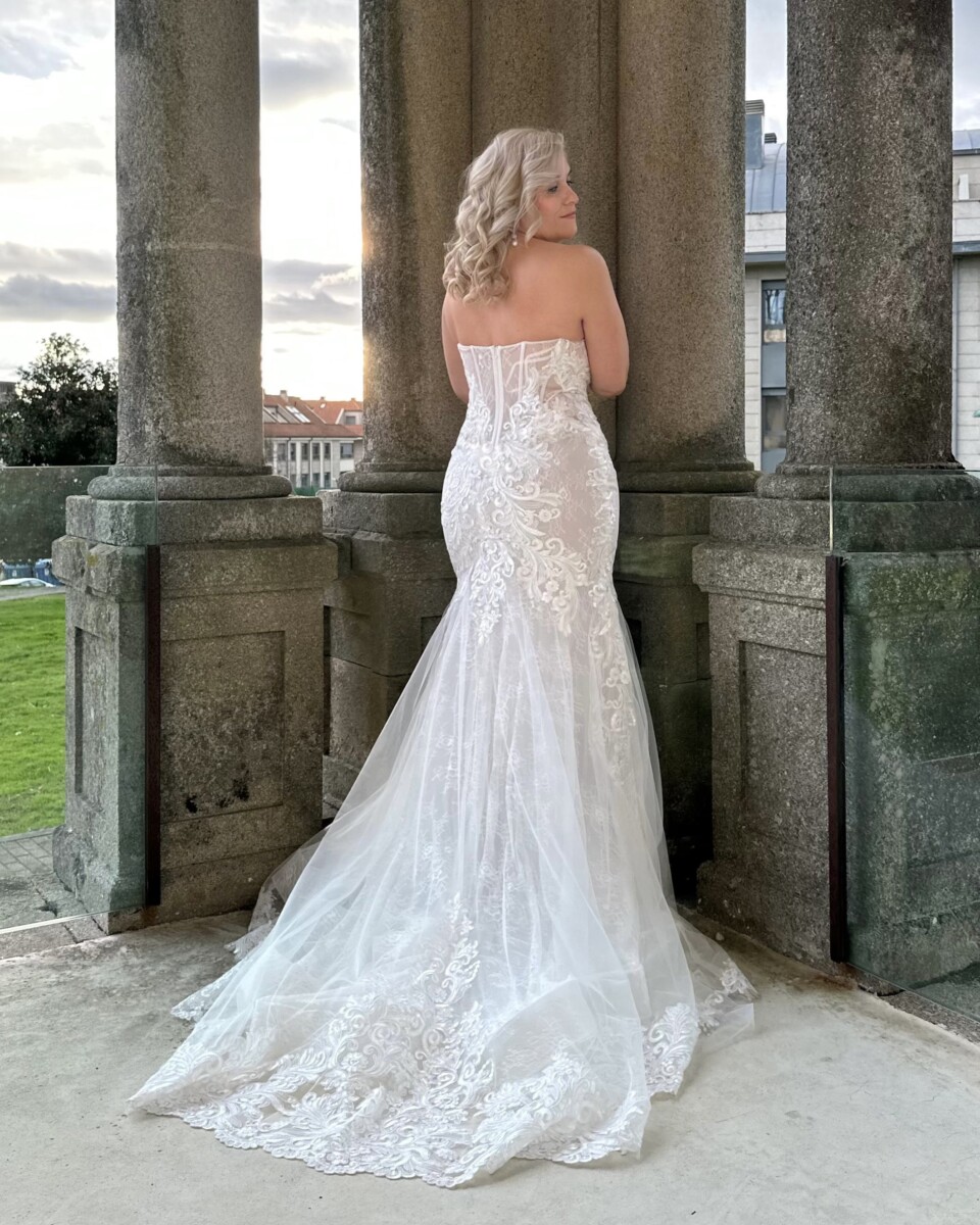 Vestido Tul Sirena Novia - Imagen 7
