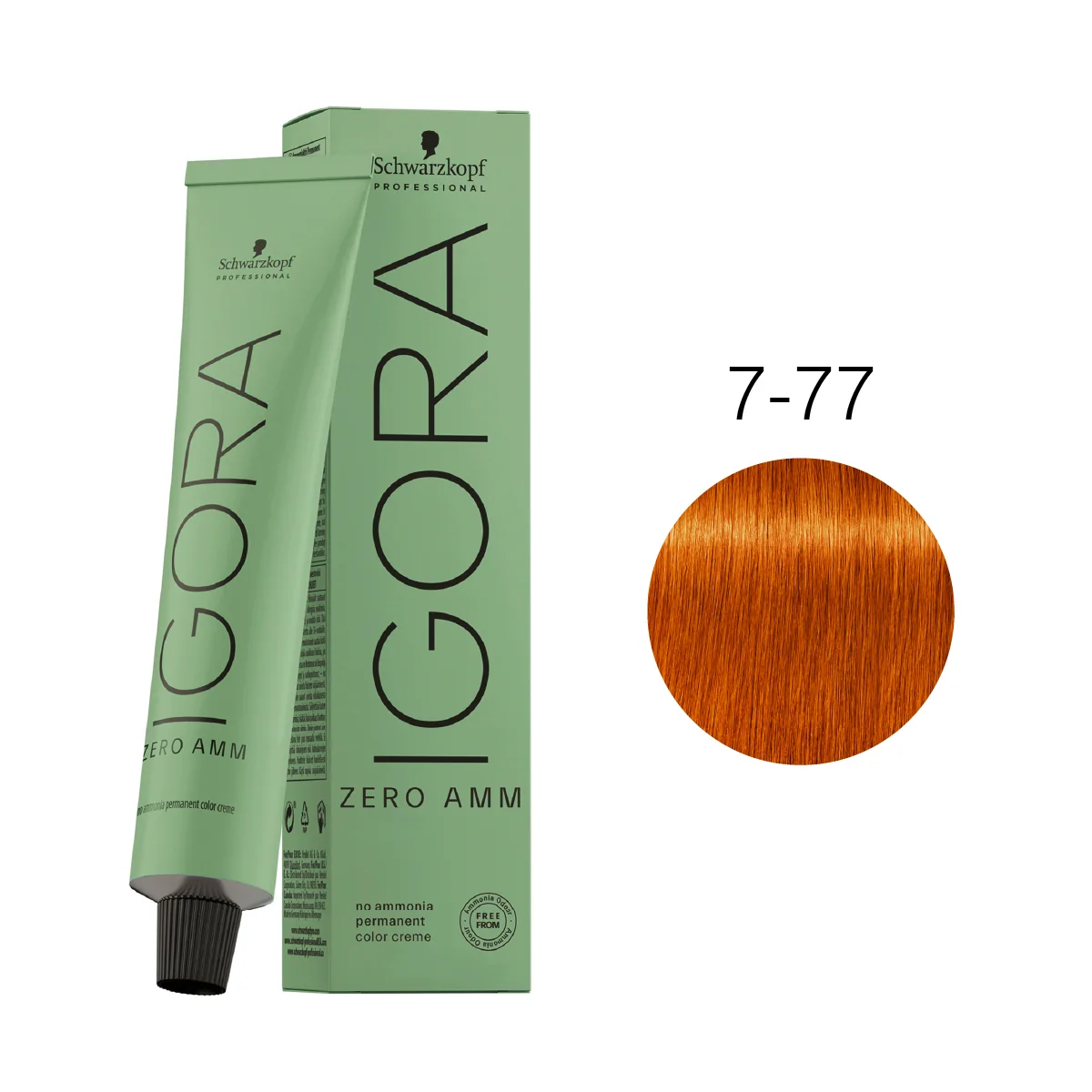 IGORA ROYAL ZERO AMM 7-77 Louro Médio Cobre Extra – 60 g