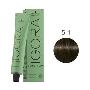 IGORA ROYAL ZERO AMM 5-1 Castaño Claro Ceniza – 60 g