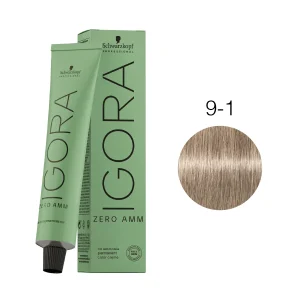 IGORA ROYAL ZERO AMM 9-1 Louro Extra Claro Cendré – 60 g