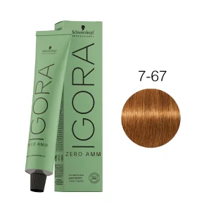 IGORA ROYAL ZERO AMM 7-67 Louro Médio Chocolate Cobre – 60 g