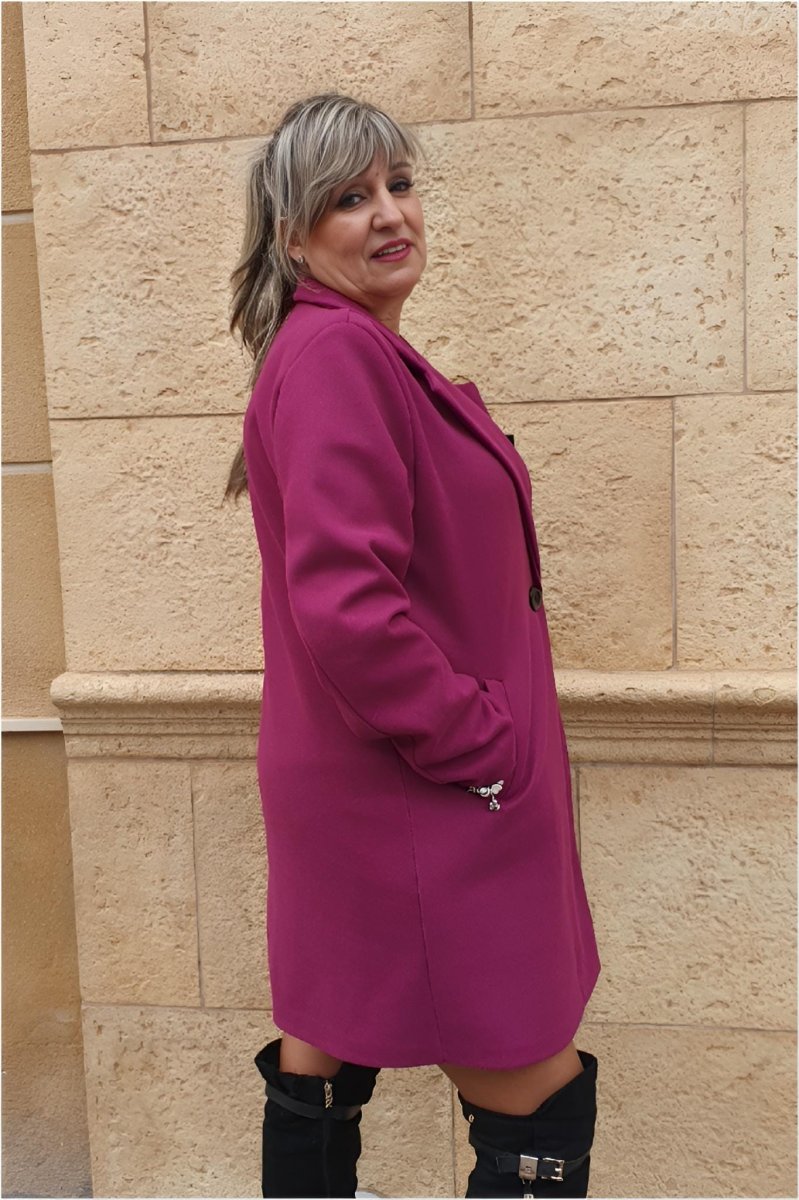 Abrigo mujer forrado talla grande - Imagen 4