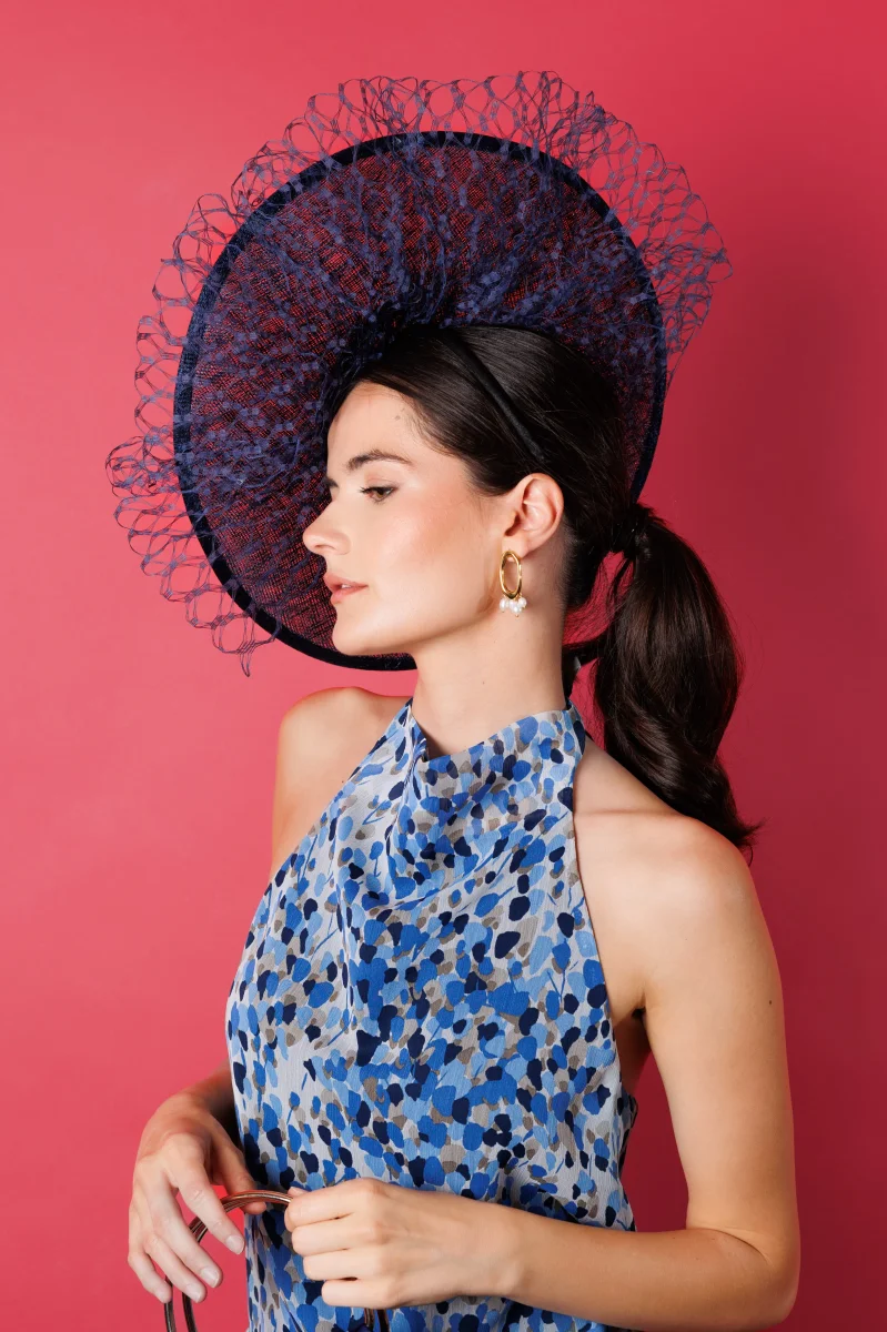 Tocado Manuela marino - Imagen 2