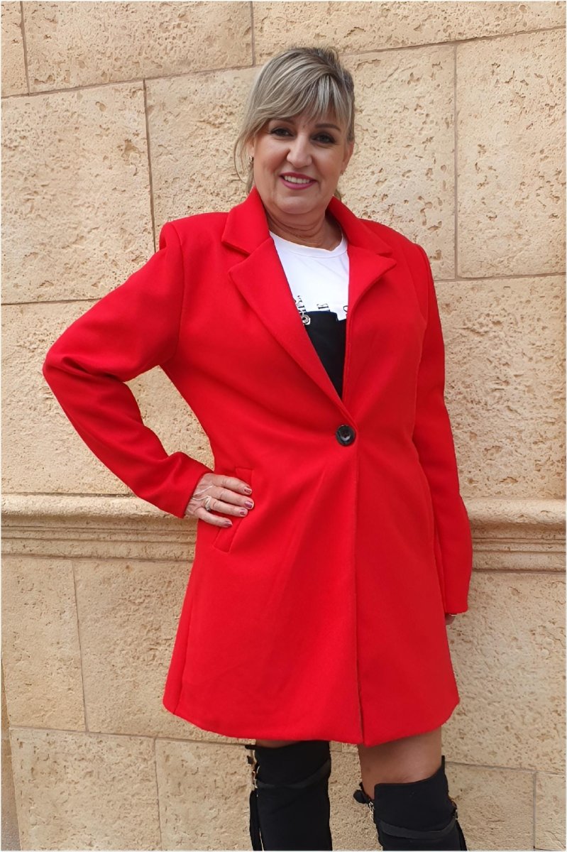 Abrigo mujer forrado talla grande