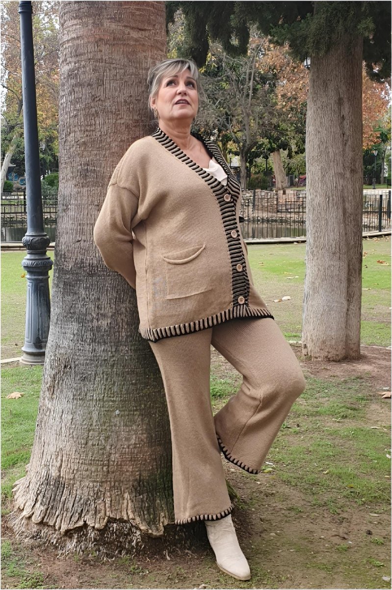 Conjunto mujer punto talla grande - Imagen 2